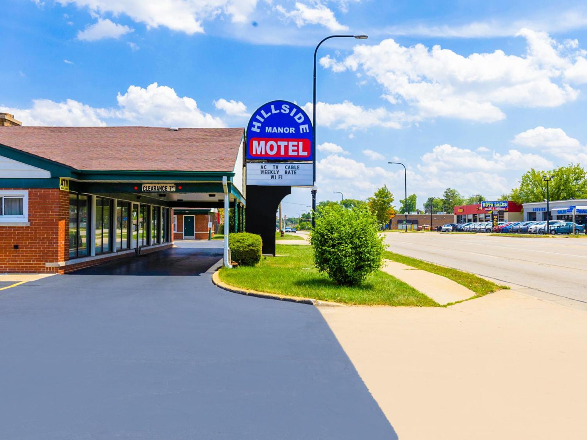 Manor Motel By Oyo Near Oak Brook Chicago Westchester Hillside Exterior foto